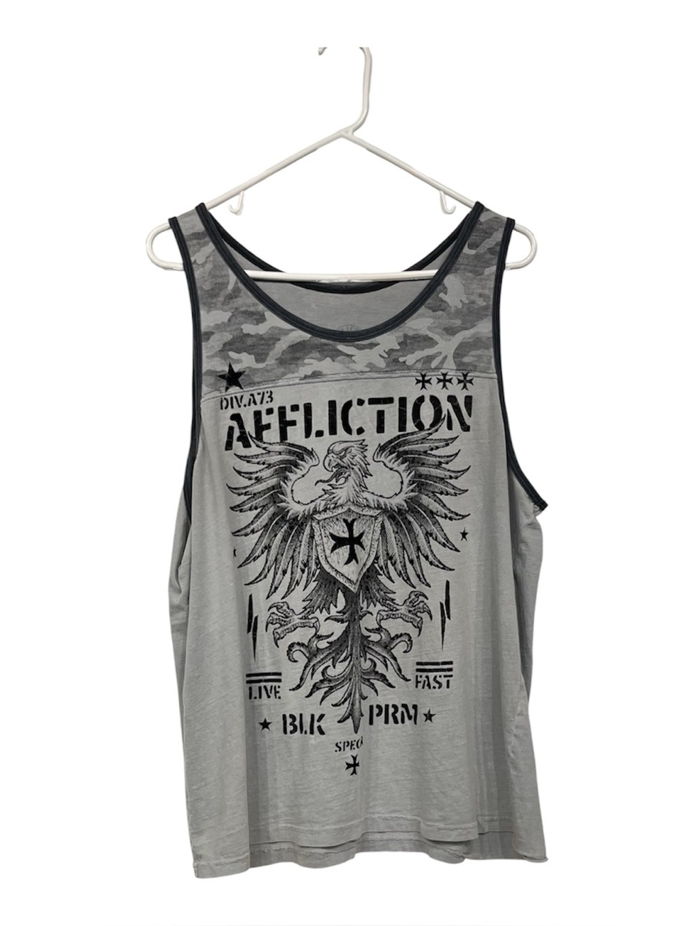 Affliction men’s tank size XL